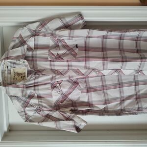 Plaid Button-Up Shirt